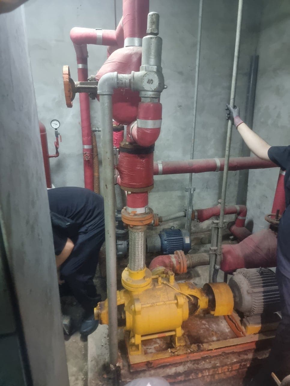 소방 펌프 설비 점검